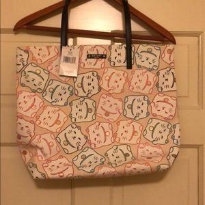 NWT Kate spade lucky cat bonshopper